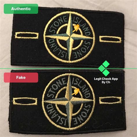 check stone island badge authenticity